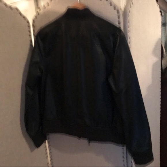 Leather like bomber jacket. - Picture 3 of 6